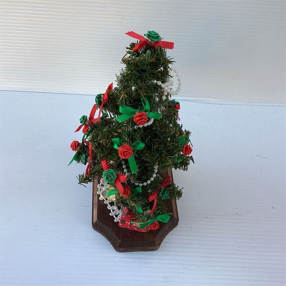 Abaodam Vintage Dollhouse Miniature Christmas Tree Decor - Picture 3 of 4